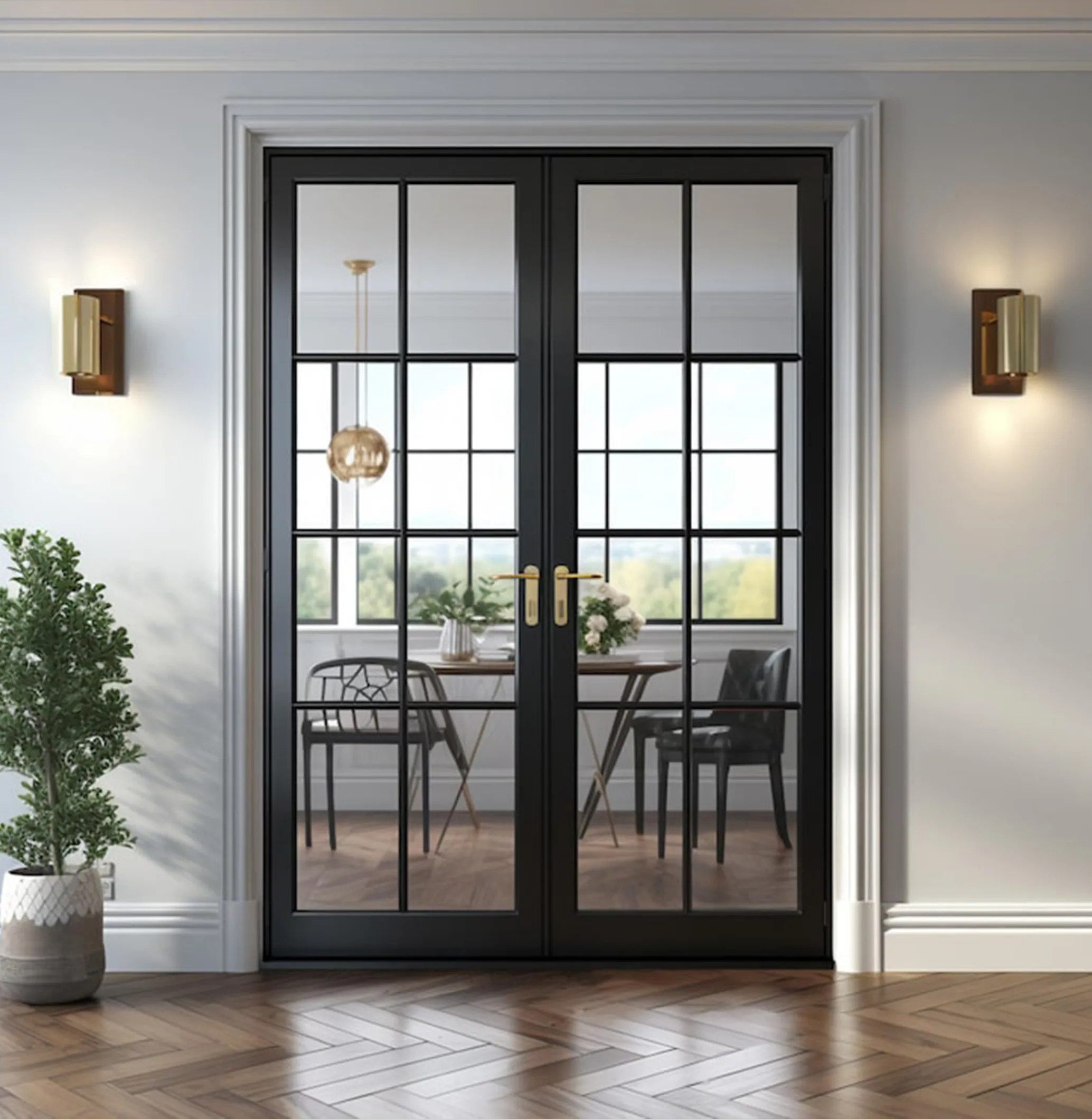 Casement French Door supplied and installed by Khidkiji in Mumbai